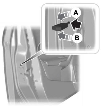 Ford Escape. Operating the Doors From Outside Your Vehicle