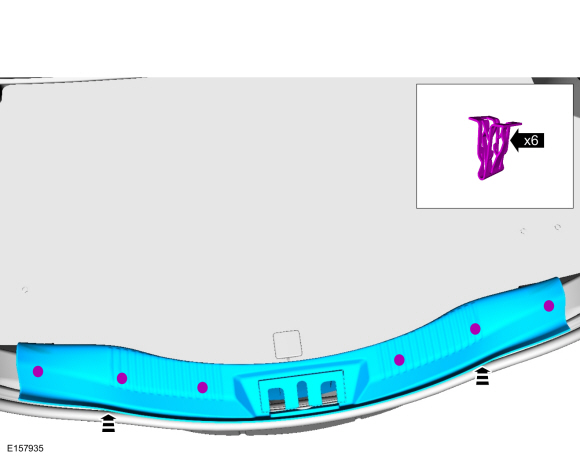 Ford Fusion. Audio Digital Signal Processing (DSP) Module. Removal and Installation