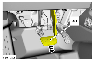 Ford Fusion. Brake Master Cylinder. Removal and Installation