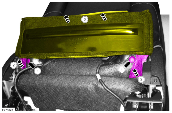 Ford Fusion. Front Seat Lumbar Assembly. Removal and Installation