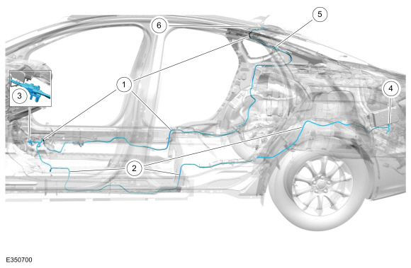 Ford Fusion. Information and Entertainment System - Component Location. Description and Operation