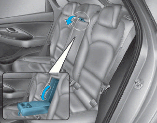 Hyundai i30. Armrest, Carrying long/narrow cargo