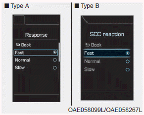 Hyundai Ioniq. To Adjust the Sensitivity of Smart Cruise Control