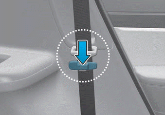 Hyundai Palisade. Walk-in seat (2nd row seat)