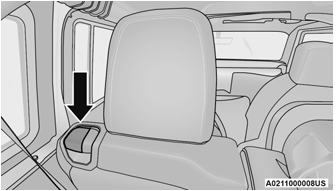 Jeep Wrangler. 60/40 Split Folding Rear Seat — Four Door Models
