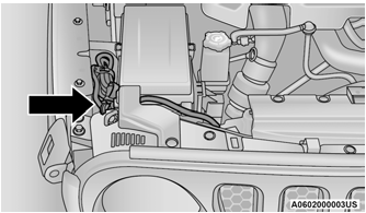 Jeep Wrangler. ENGINE BLOCK HEATER — IF EQUIPPED