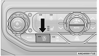 Jeep Wrangler. To Manually Turn Off The Stop/Start System