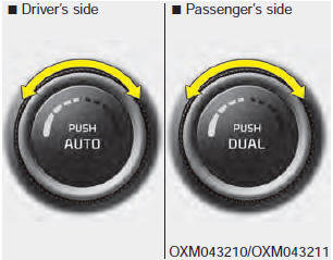 The temperature will increase to the maximum (HI) by turning the knob to the