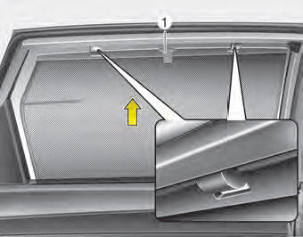 To use the side curtain: