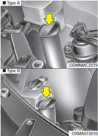 The reservoir is translucent so that you can check the level with a quick visual