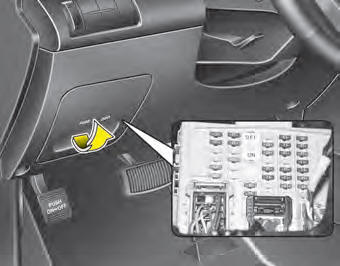 1. Turn the ignition switch and all other switches off.