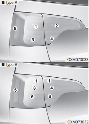 (1) Stop and tail light