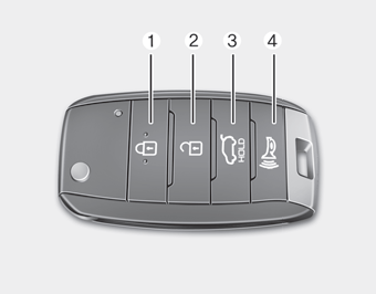 1. Close all doors, engine hood and tailgate.