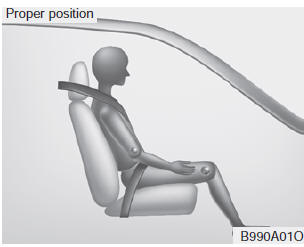 When an adult is seated in the front passenger seat, if the PASSENGER AIR BAG